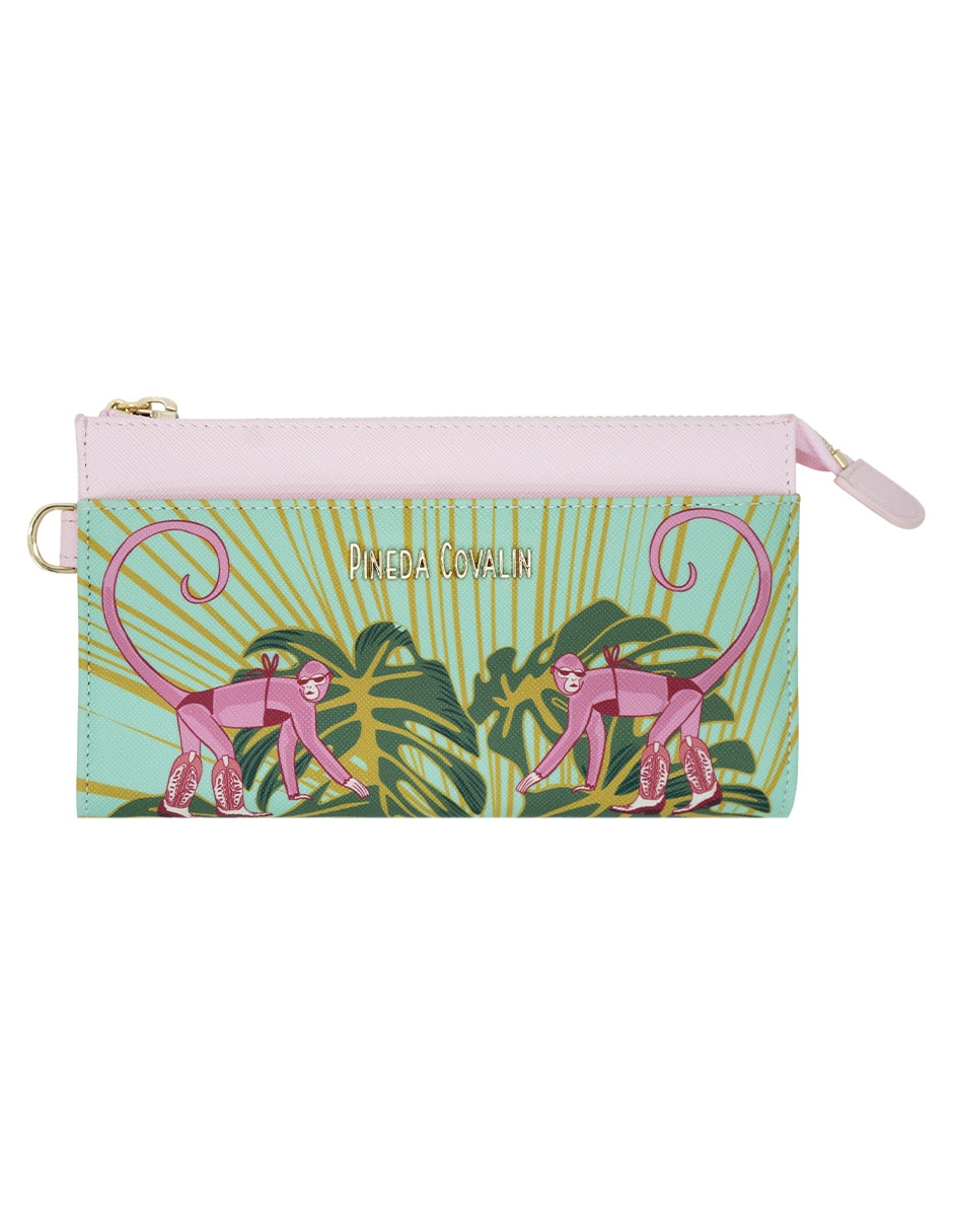 Bolsa wristlet Monos Guardianes de la Selva para mujer 1