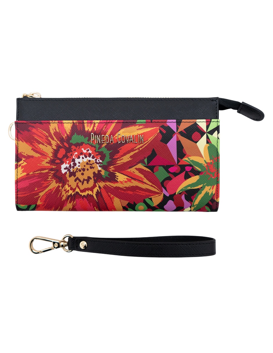 Bolsa wristlet arte efímero para mujer 1