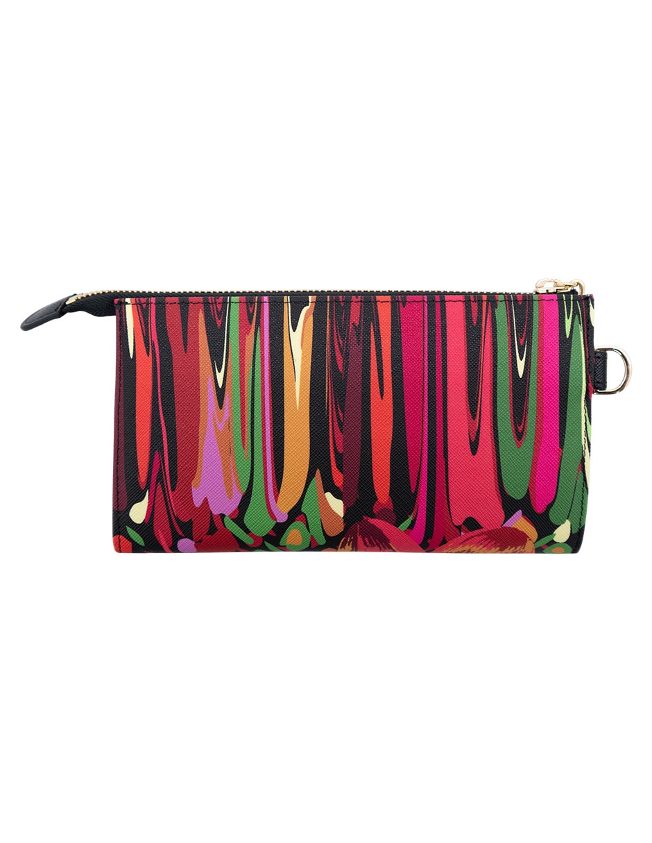 Bolsa wristlet arte efímero para mujer