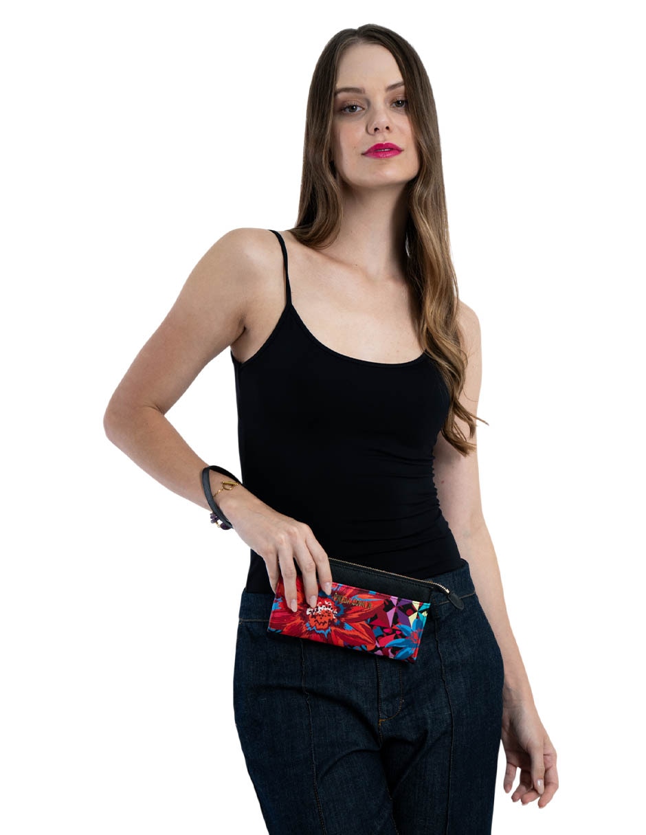 Bolsa Wristlet Arte Efímero para mujer 5