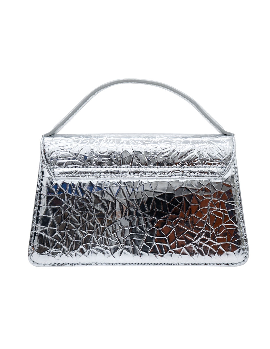 Bolsa crossbody grabado mariposa de piel mujer 3