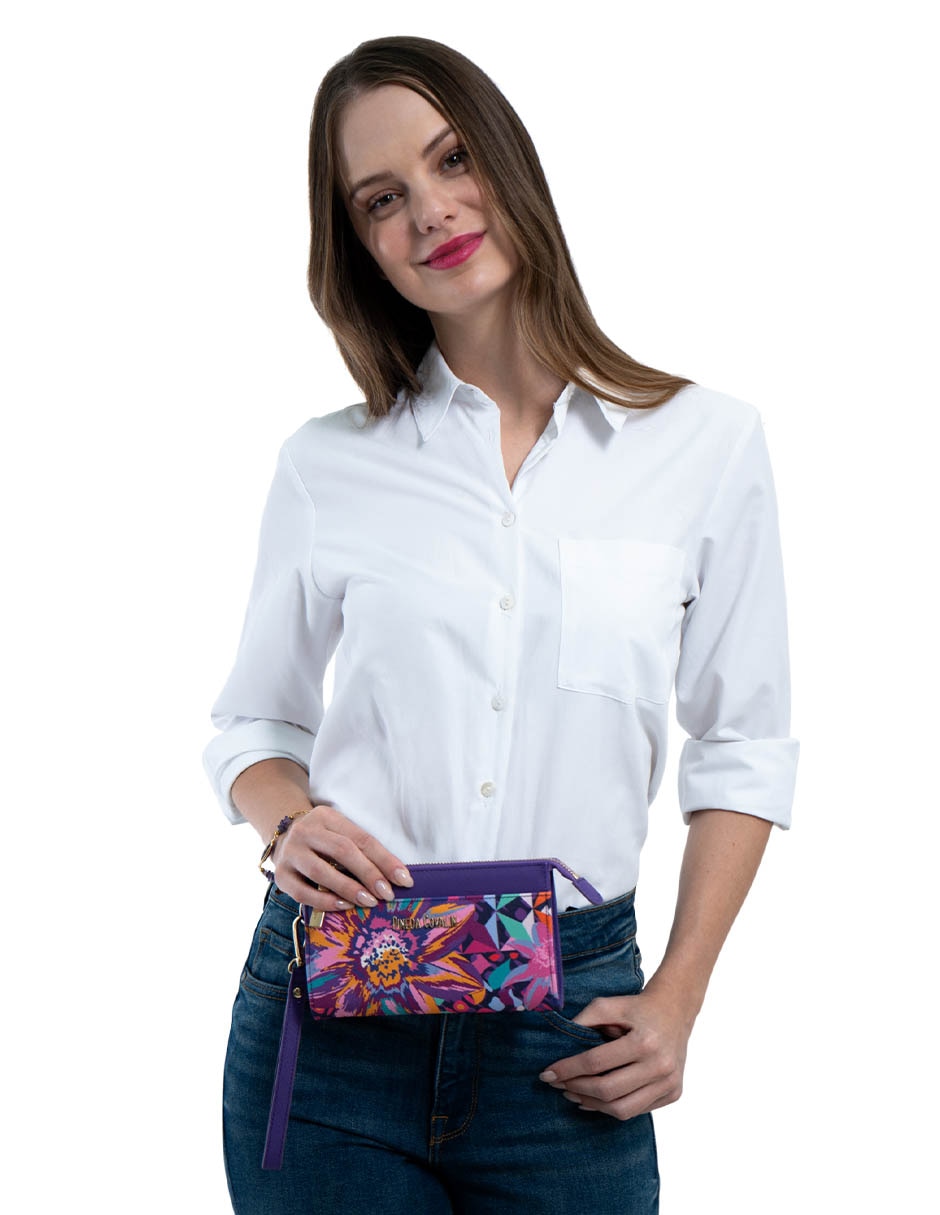 Bolsa wristlet Arte Efímero para mujer 3