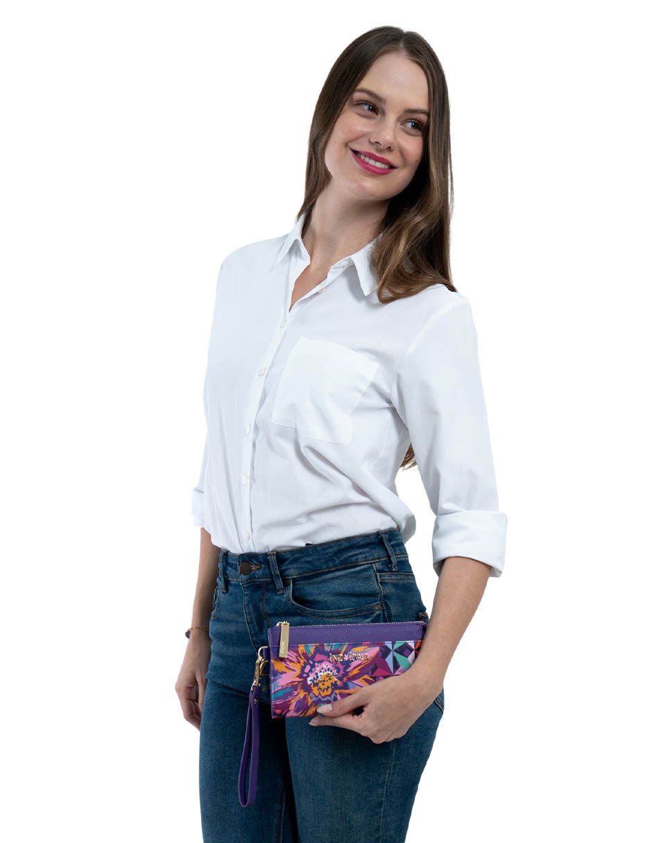 Bolsa wristlet Arte Efímero para mujer 2