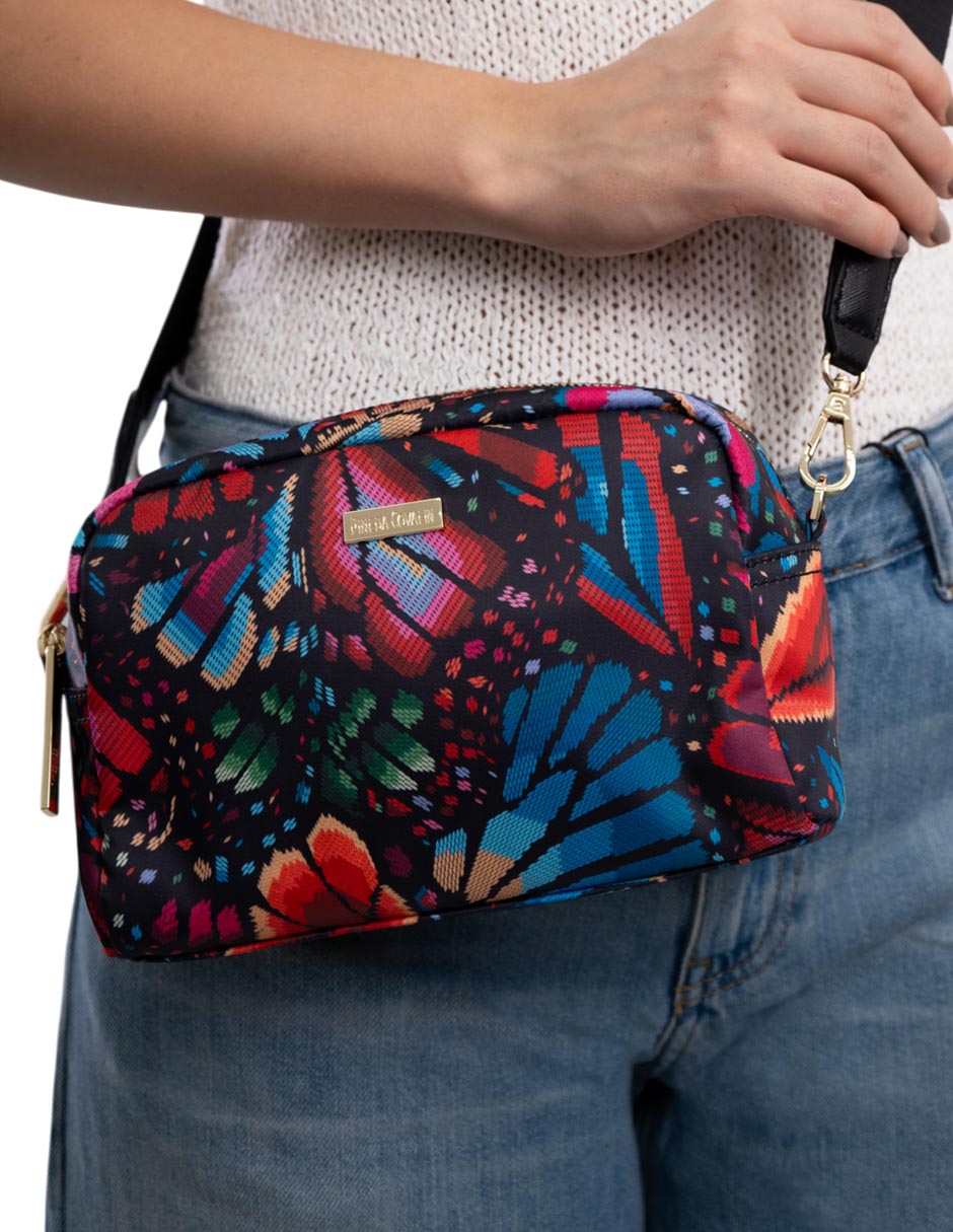 Bolsa crossbody mariposa bordada mujer 4