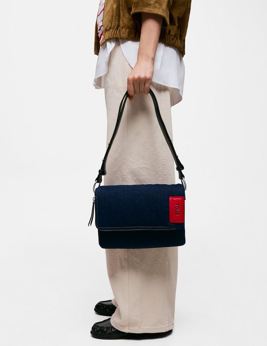 Bolsa bandolera tous audree saffiano mujer