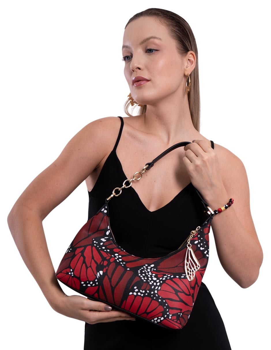 Bolsa hobo pineda covalin mariposa macro  mujer