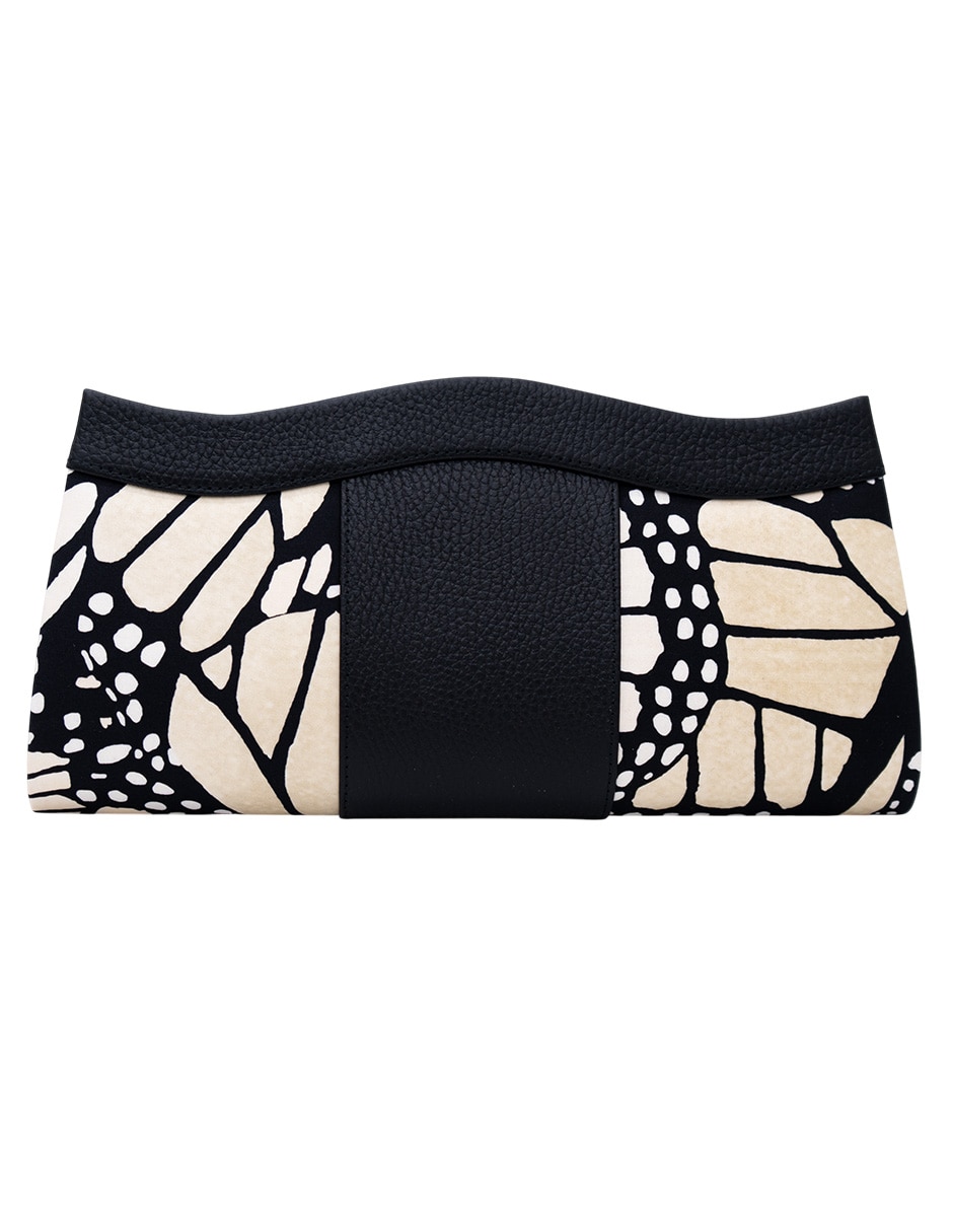 Bolsa clutch Mariposa Macro de seda para mujer 1