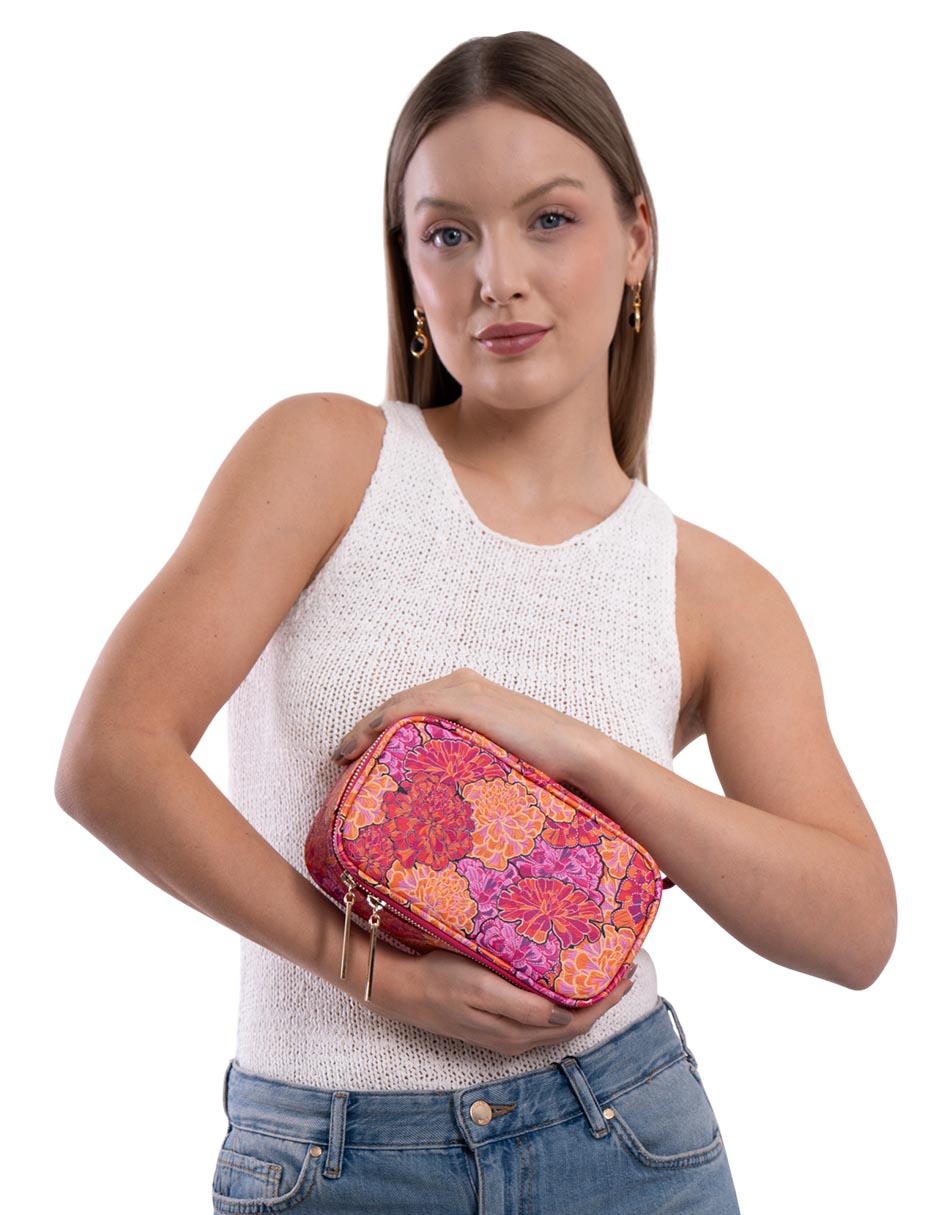 Cosmetiquera cempasúchil ofrenda para mujer Cosmetiquera cempasúchil ofrenda para mujer