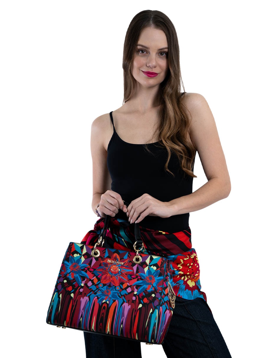 Bolsa satchel Arte Efímero para mujer 4