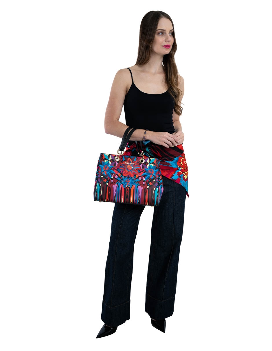 Bolsa satchel Arte Efímero para mujer 6