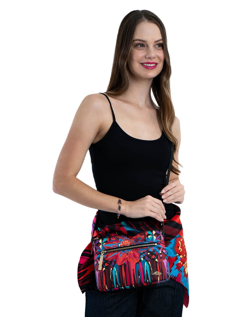 Bolsa crossbody Arte Efímero para mujer 3