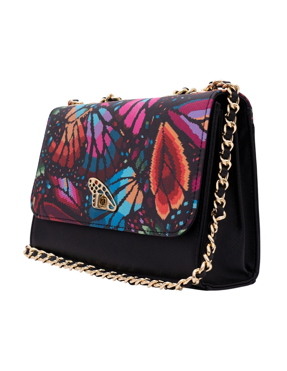 Bolsa crossbody mariposa bordada mujer 2