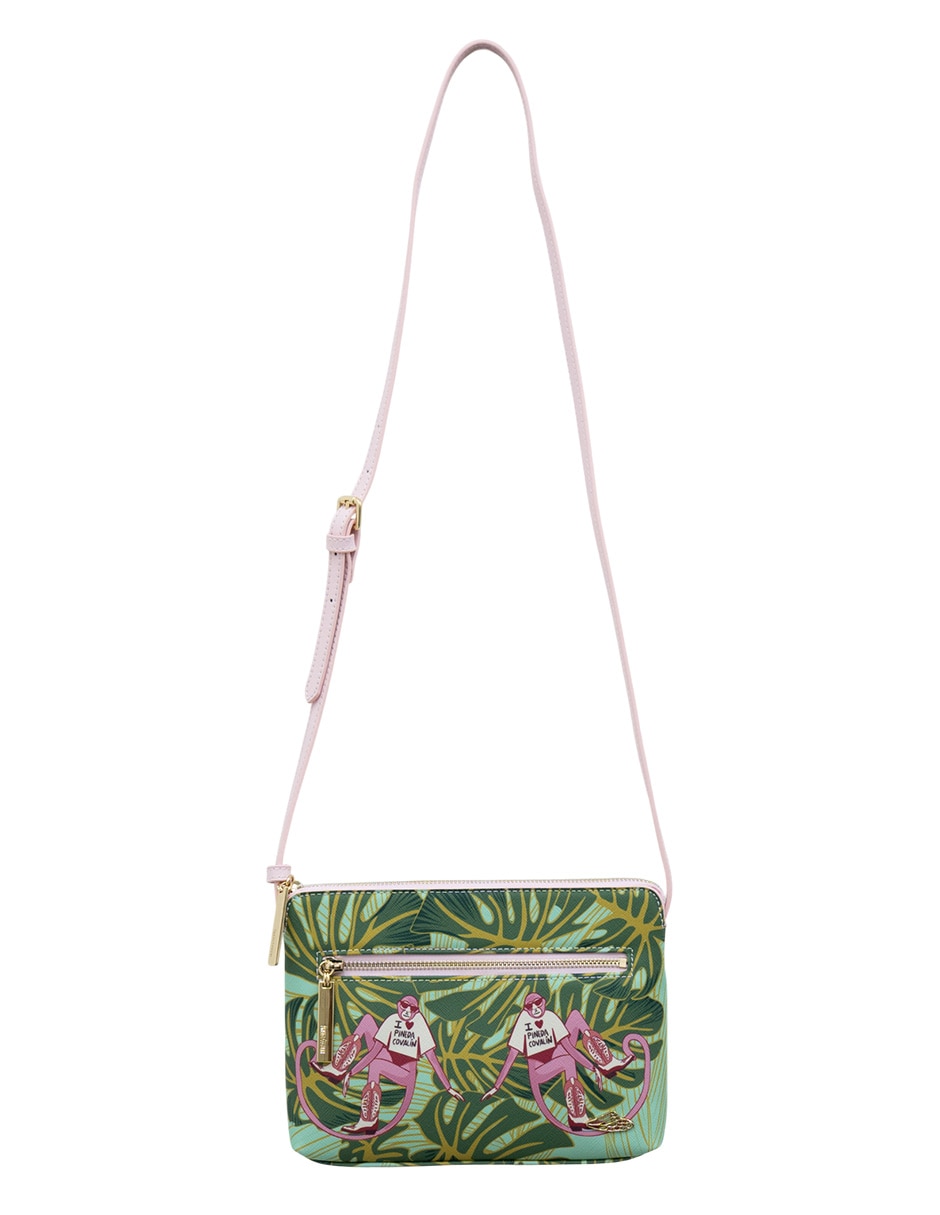 Bolsa crossbody Monos Guardianes de la Selva para mujer 1