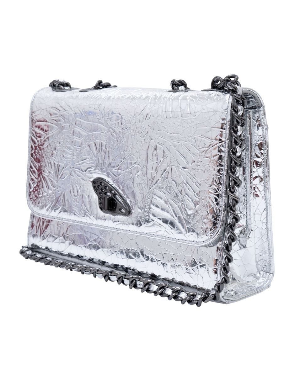 Bolsa crossbody pineda covalin grabado mariposa de piel mujer
