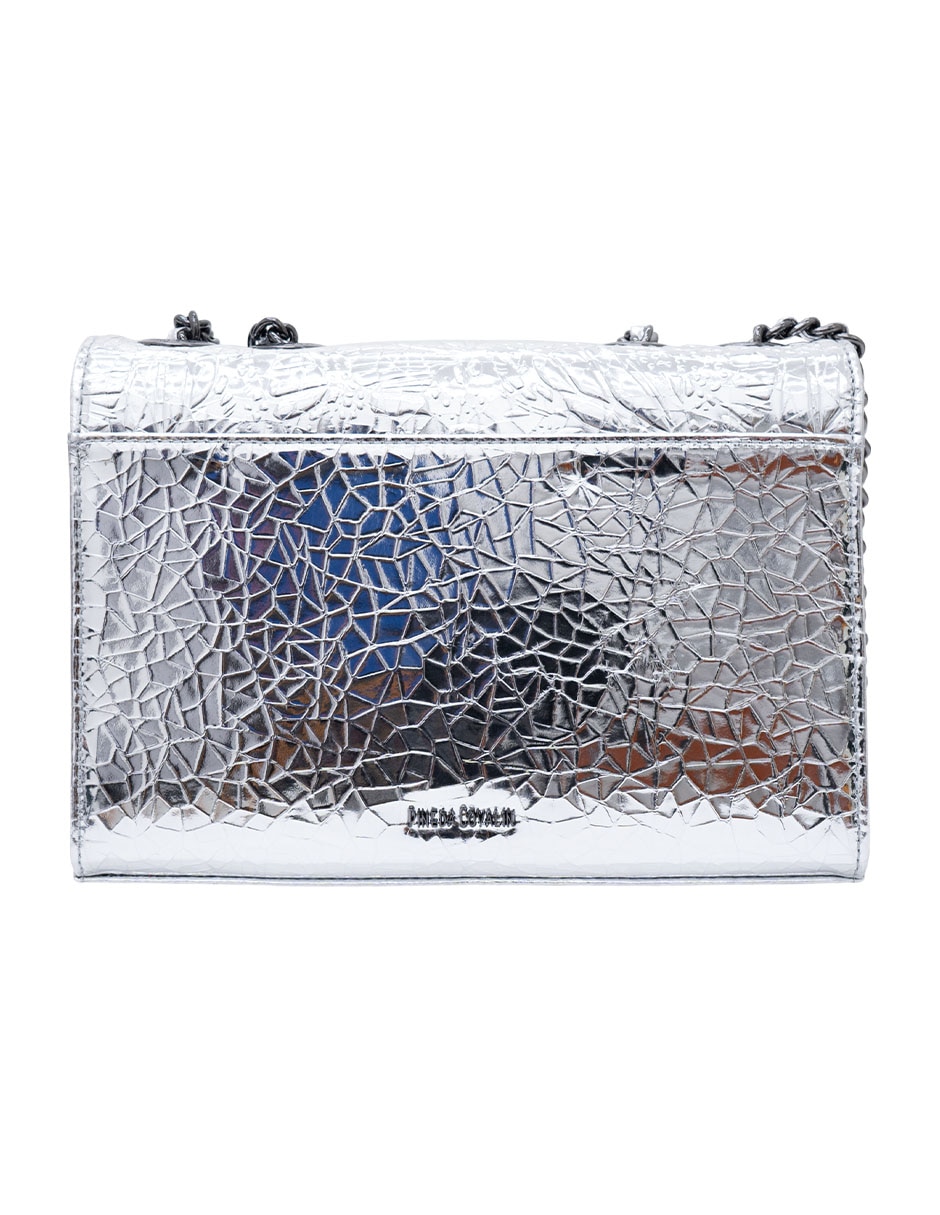 Bolsa crossbody pineda covalin grabado mariposa de piel mujer
