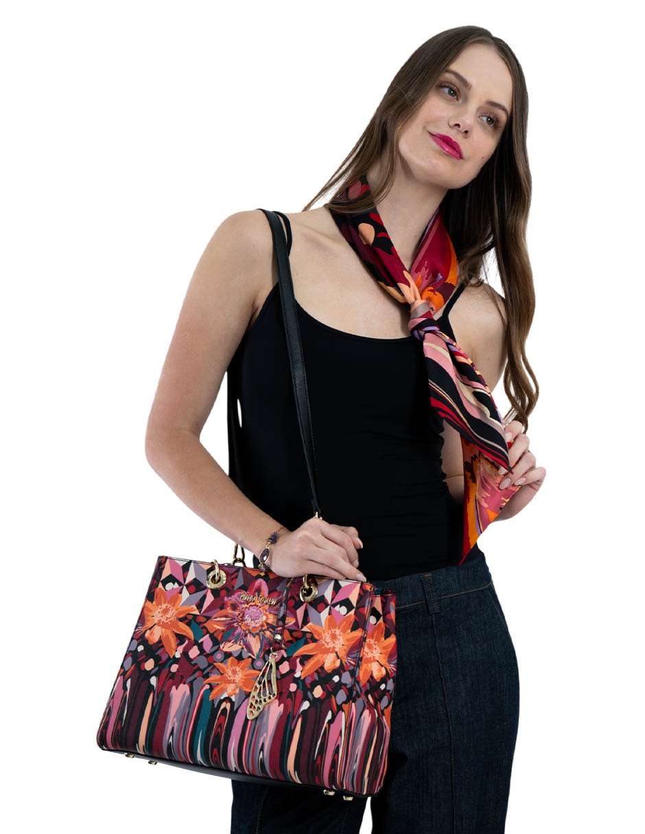 Bolsa satchel Arte Efímero para mujer 5