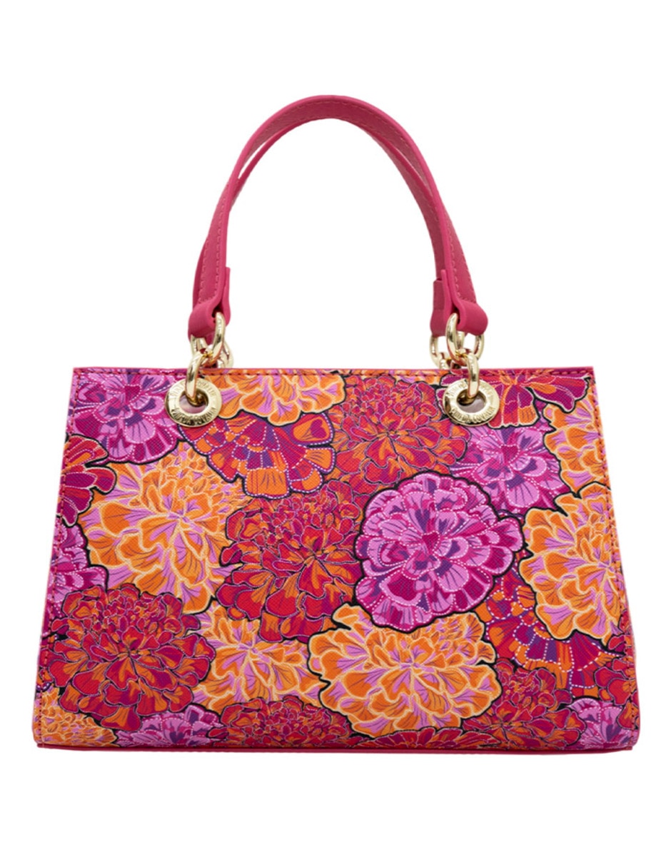 Bolsa satchel Cempasúchil Ofrenda para mujer 3