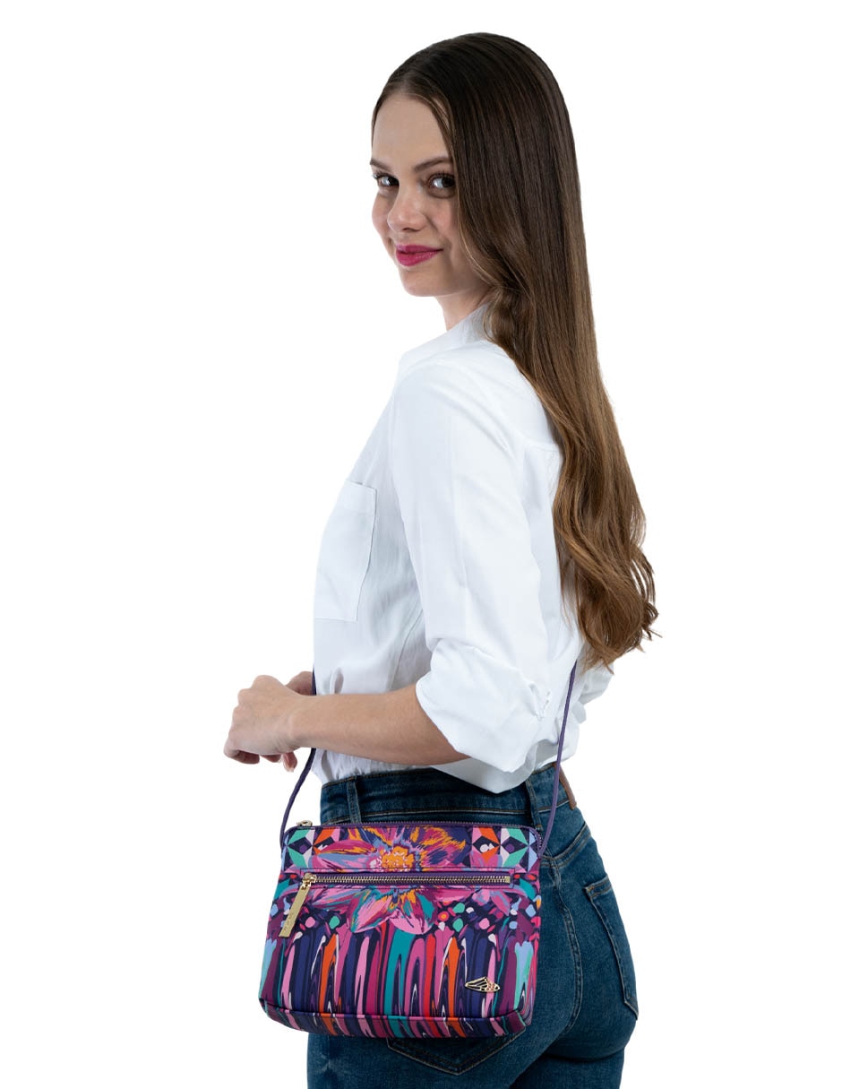 Bolsa crossbody Arte Efímero para mujer 5