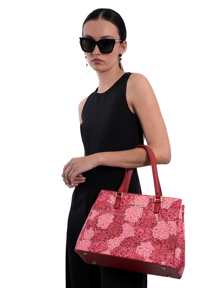 Bolsa satchel cempasúchil ofrenda mujer 6