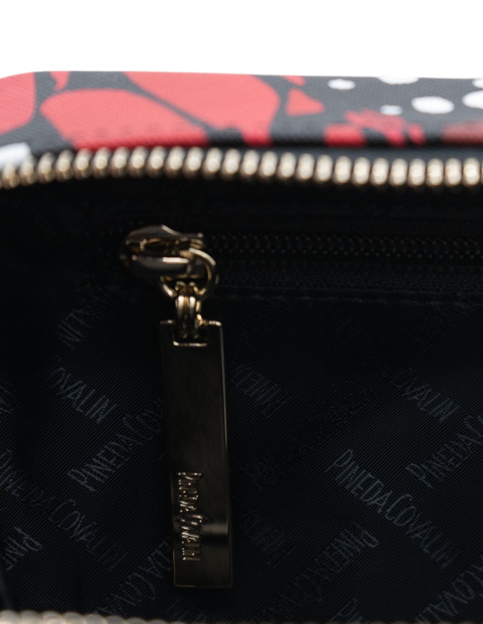 Bolsa crossbody mariposa macro de vinil para mujer 4