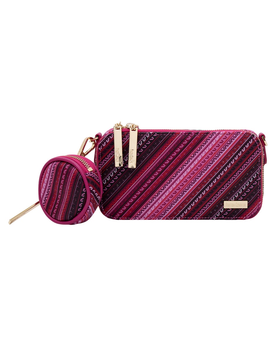 Bolsa crossbody Pineda Covalin Grecas Prehispánicas para mujer