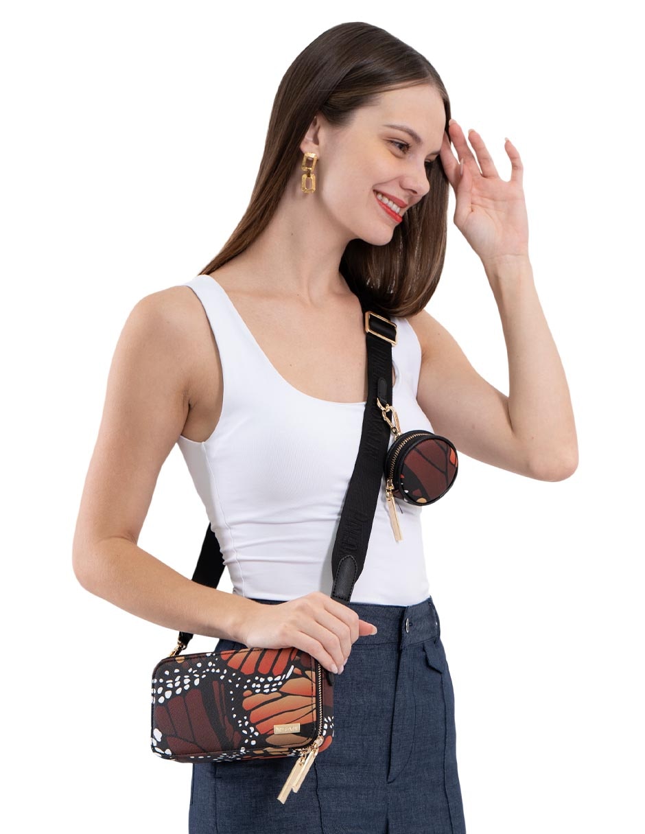Bolsa crossbody Mariposa Macro para mujer 6
