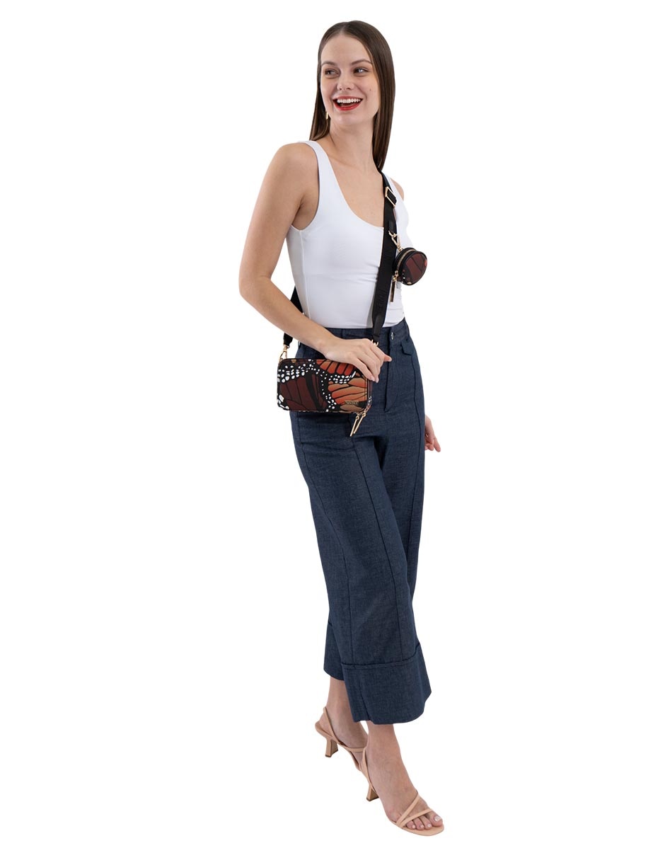 Bolsa crossbody Mariposa Macro para mujer 7