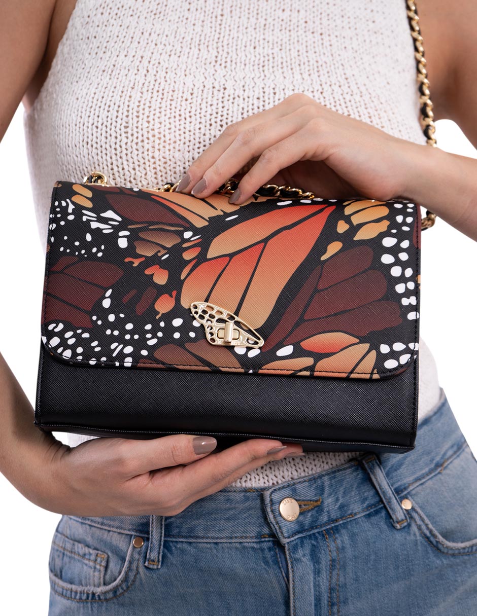 Bolsa crossbody mariposa macro mujer 4