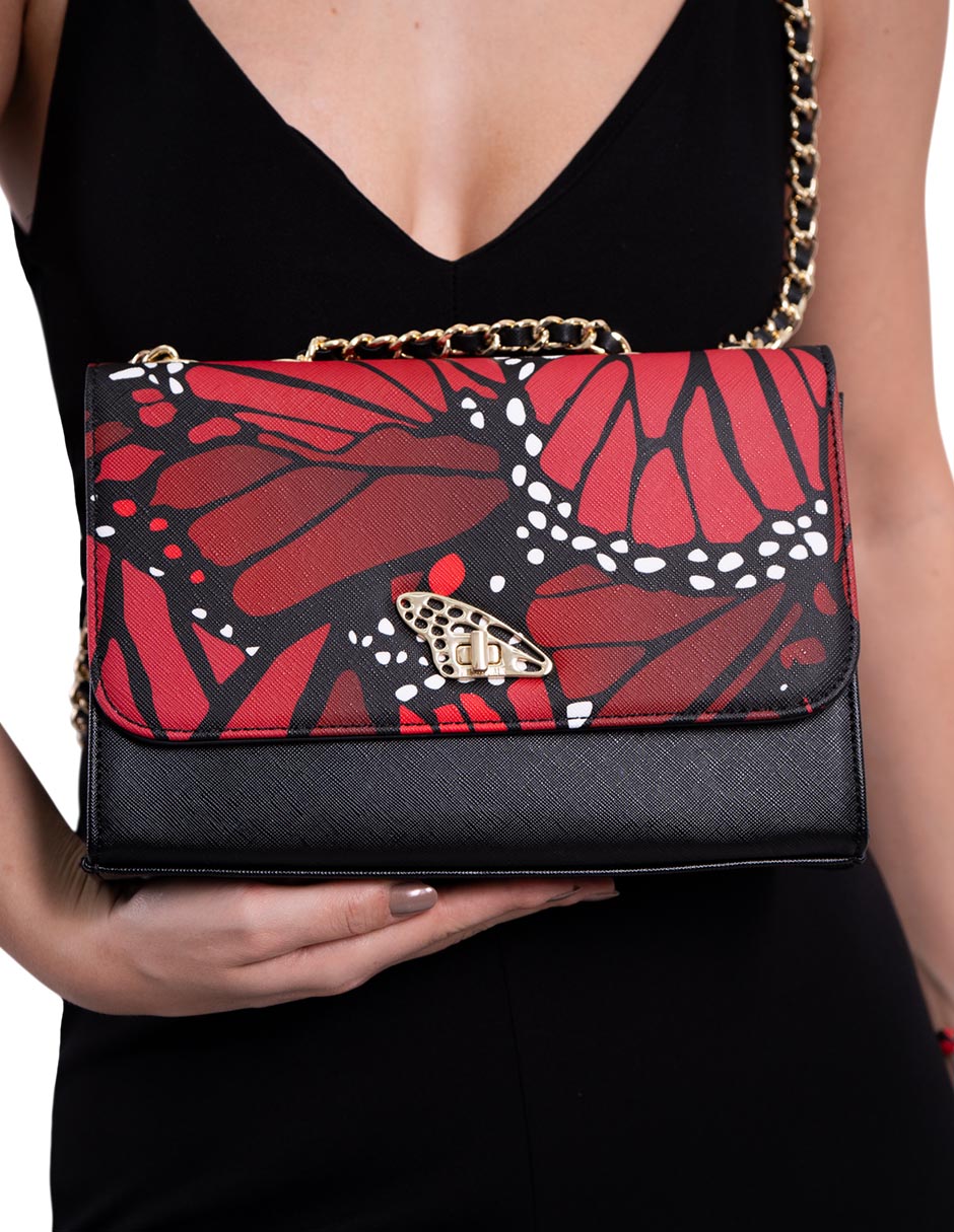 Bolsa crossbody pineda covalin mariposa macro mujer