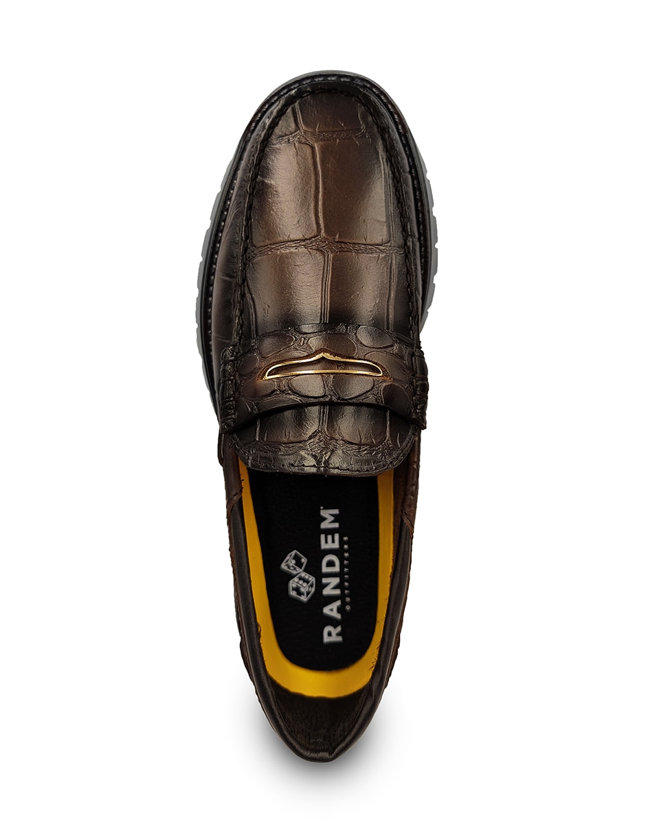 Mocasín Chunker Belly Choco para hombre