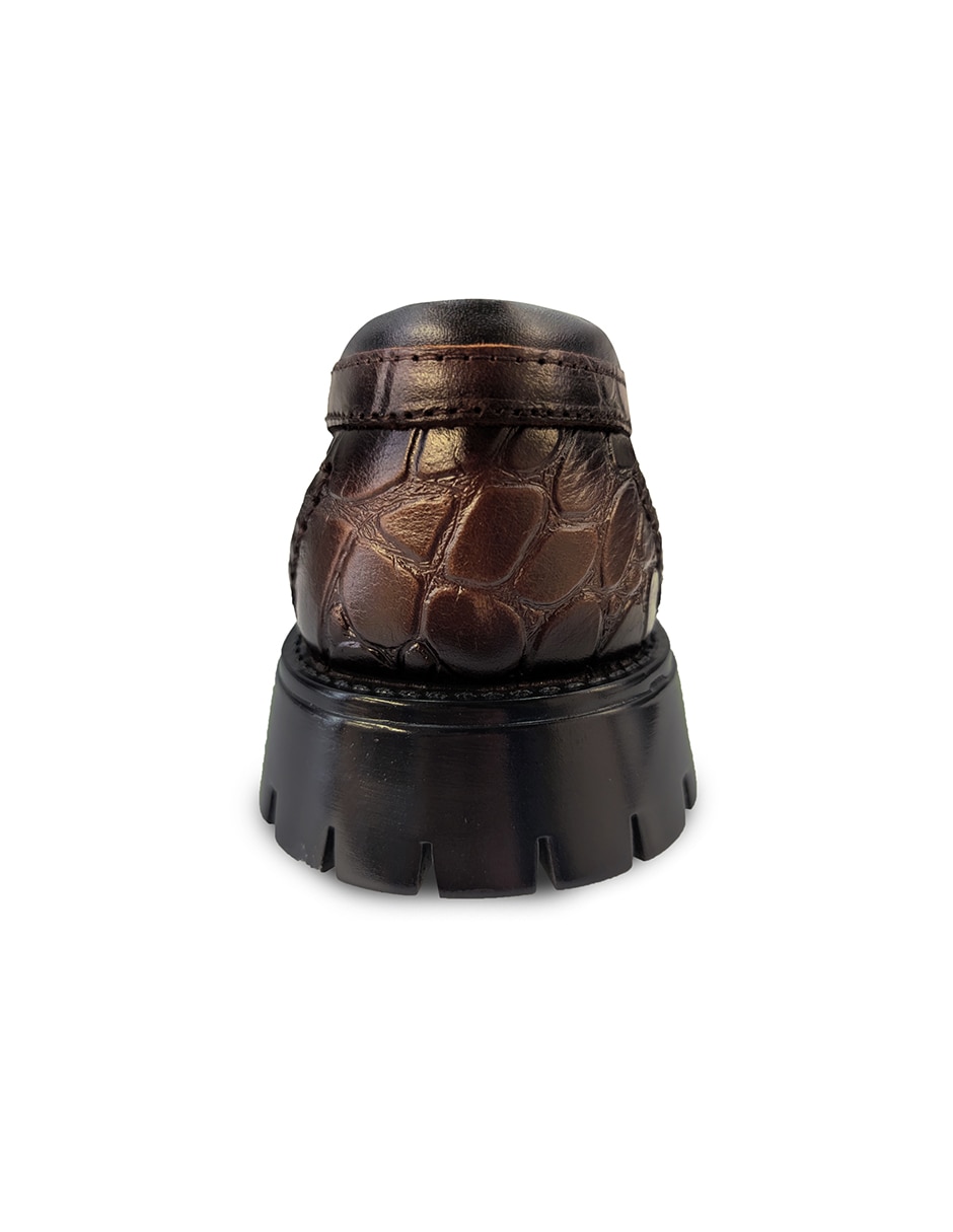 Mocasín Chunker Belly Choco para hombre