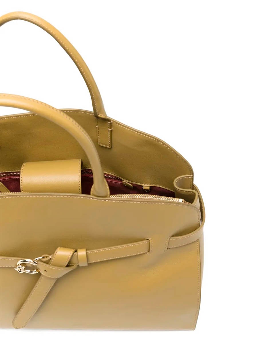 Bolsa crossbody de piel para mujer