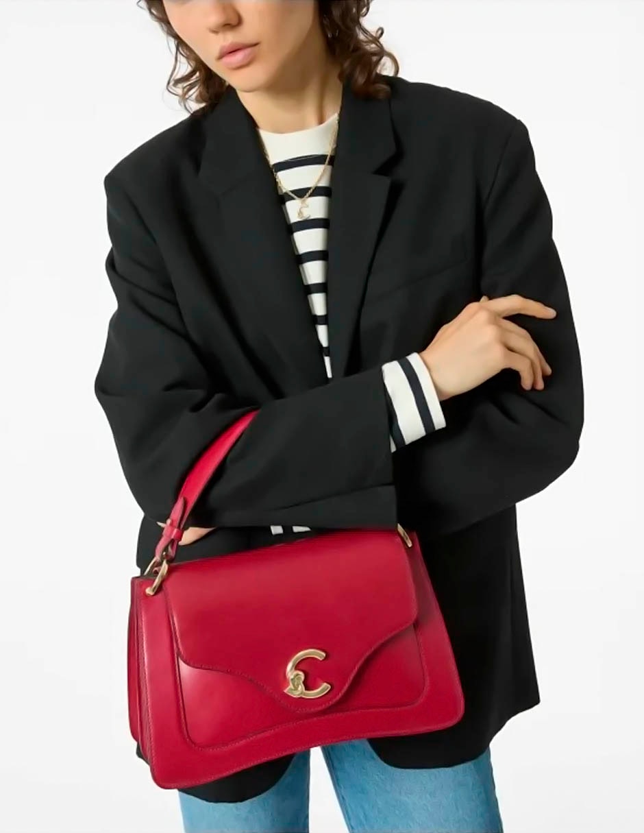 Bolsa crossbody Coccinelle C-Me Calf de piel para mujer 3