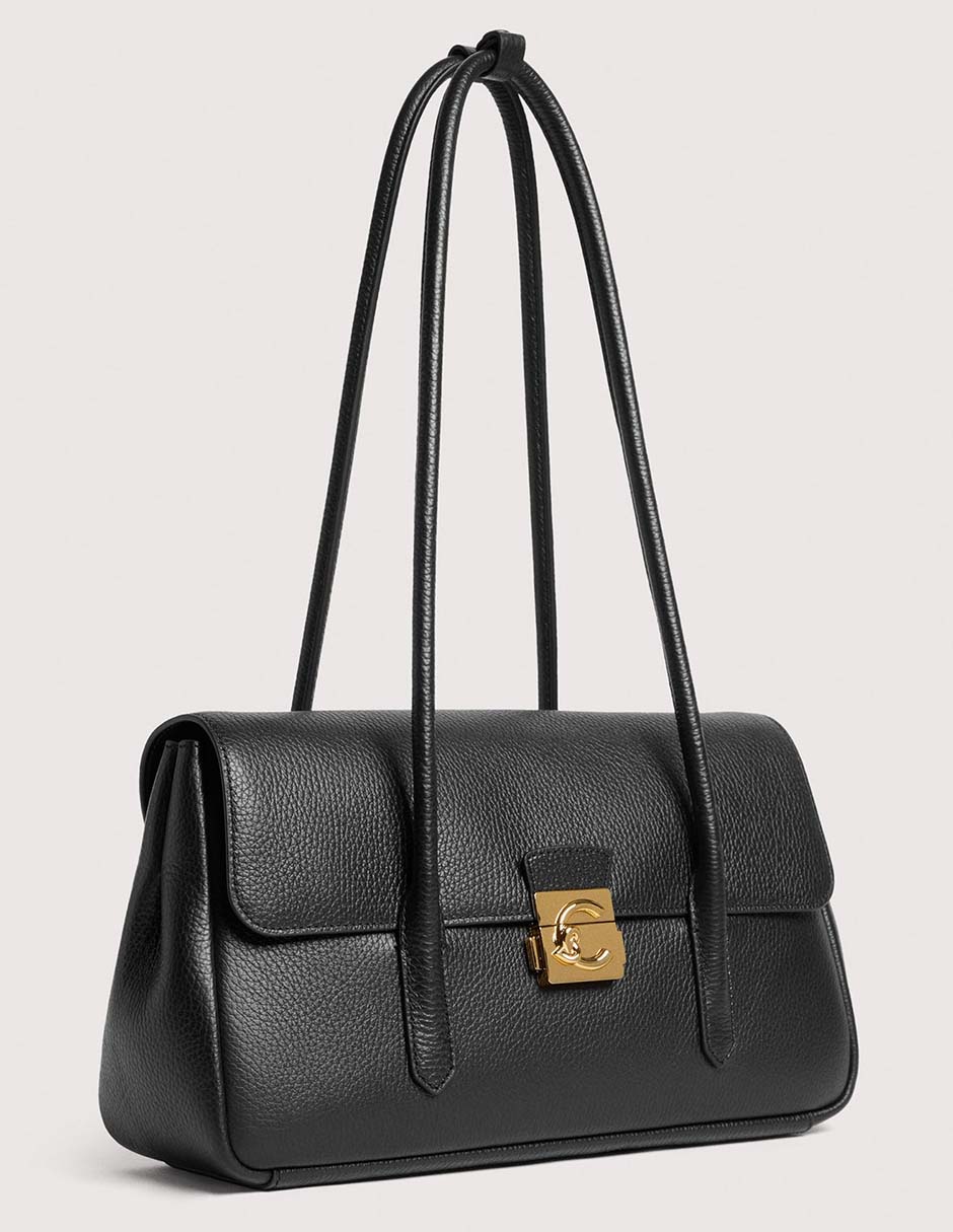 Set/Bolsa Crossbody Coccinelle C-Me Lock De Piel Para Mujer