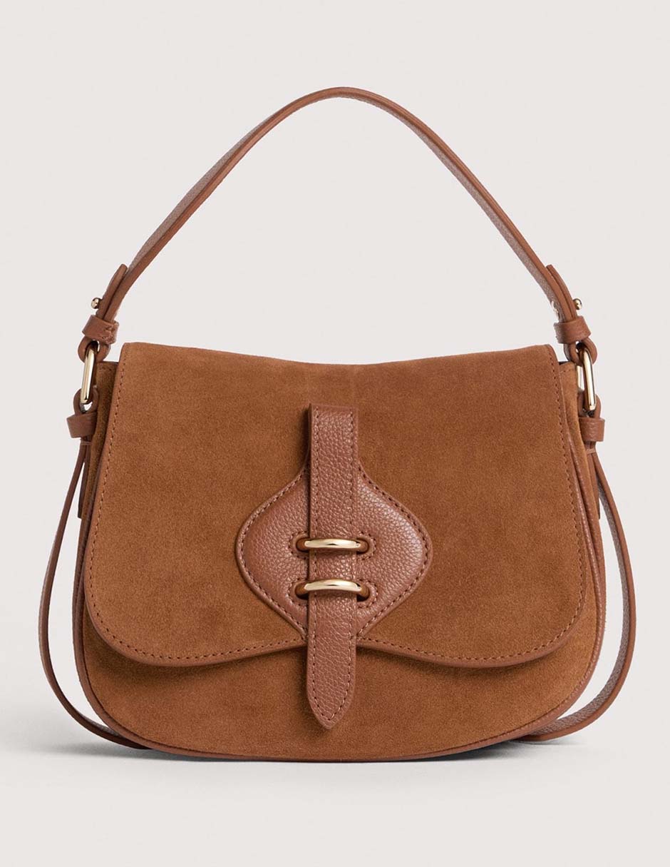 Bolsa shoulder de piel para mujer 1