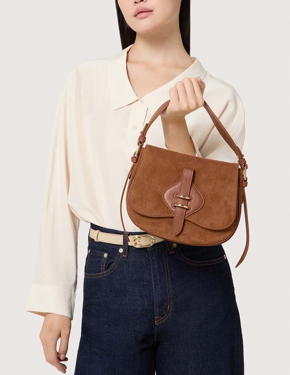 Bolsa shoulder de piel para mujer 5