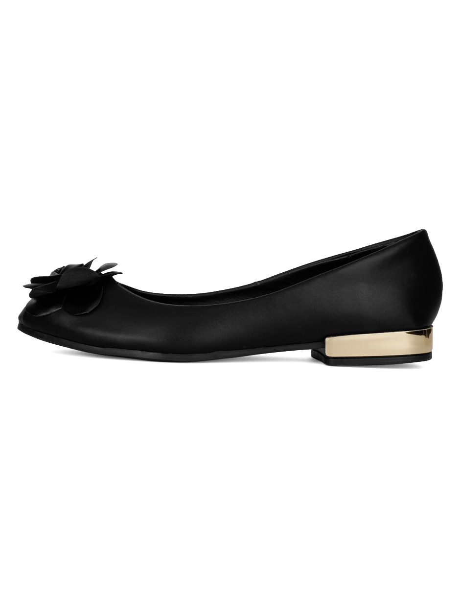 Balerina de piel para mujer