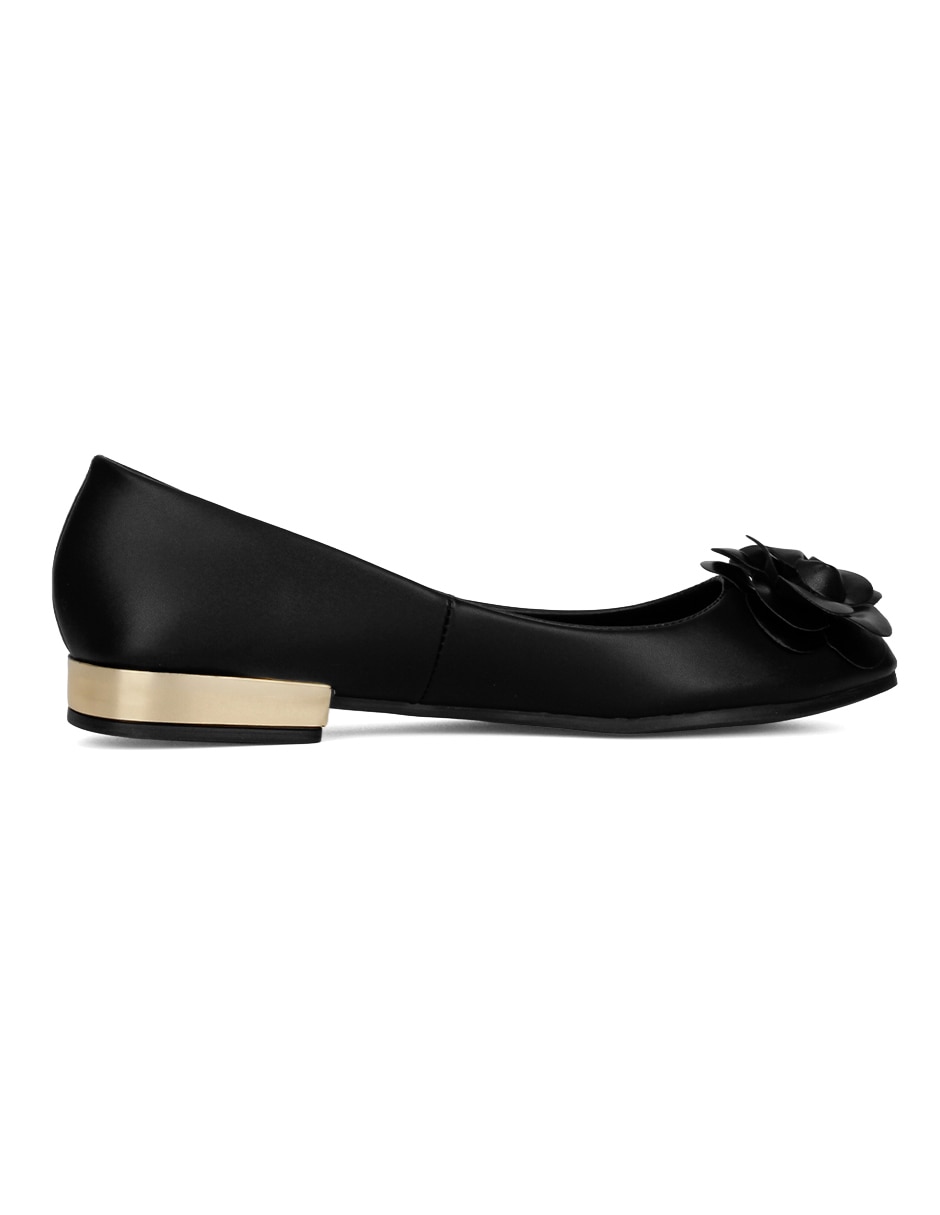 Balerina de piel para mujer
