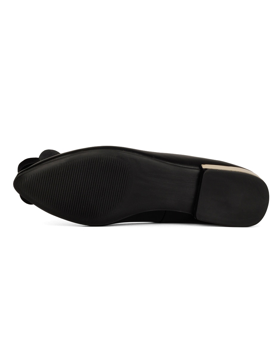 Balerina de piel para mujer