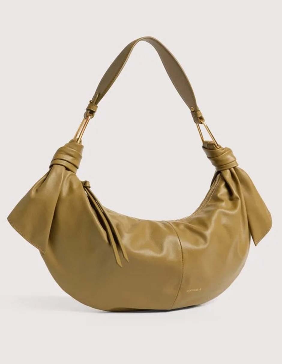 Bolsa bowler de piel para mujer