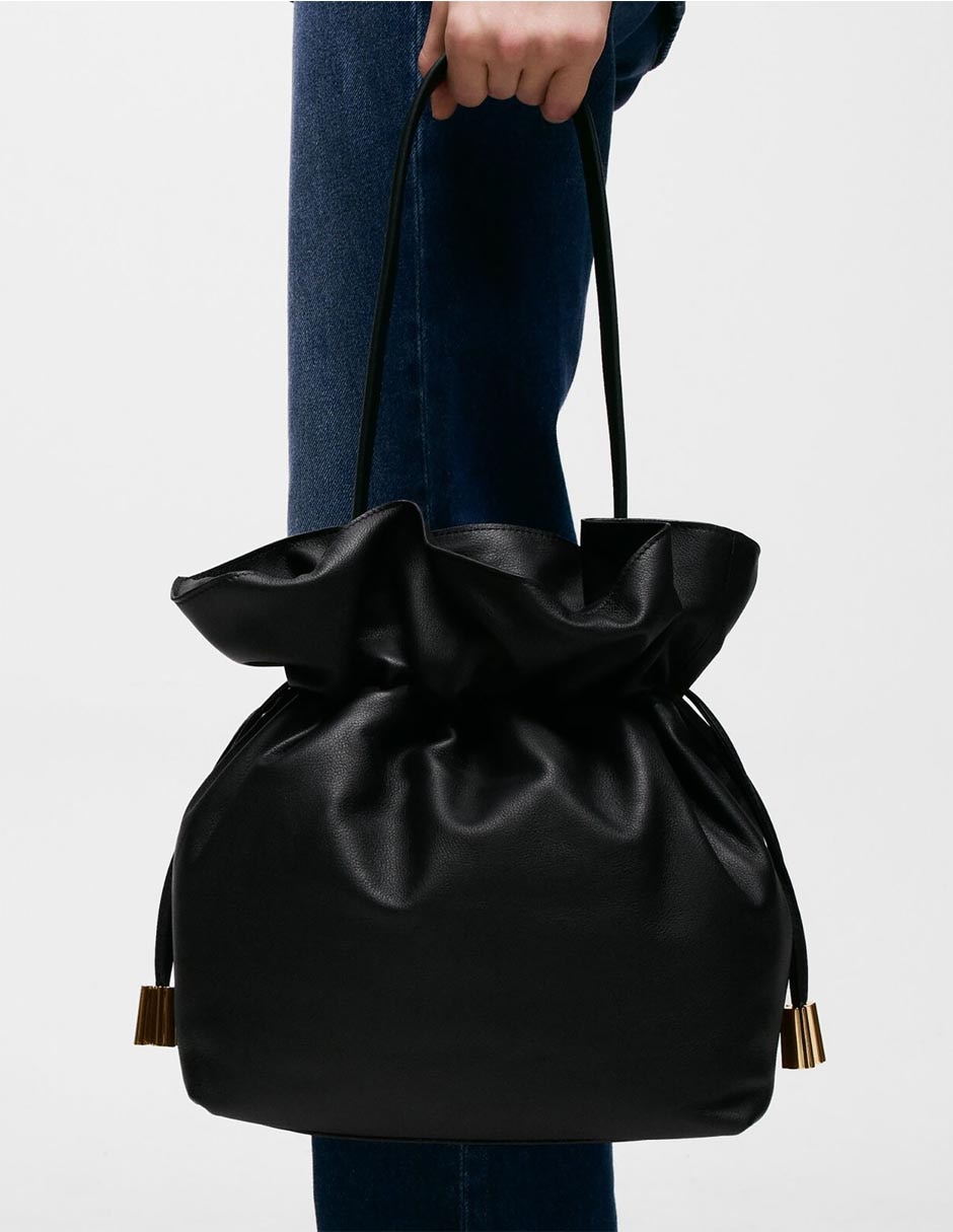Bolsa bucket tous heritage de algodón para mujer 7