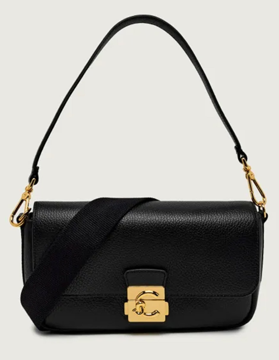 Bolsa crossbody Coccinelle C-Me Lock de piel para mujer