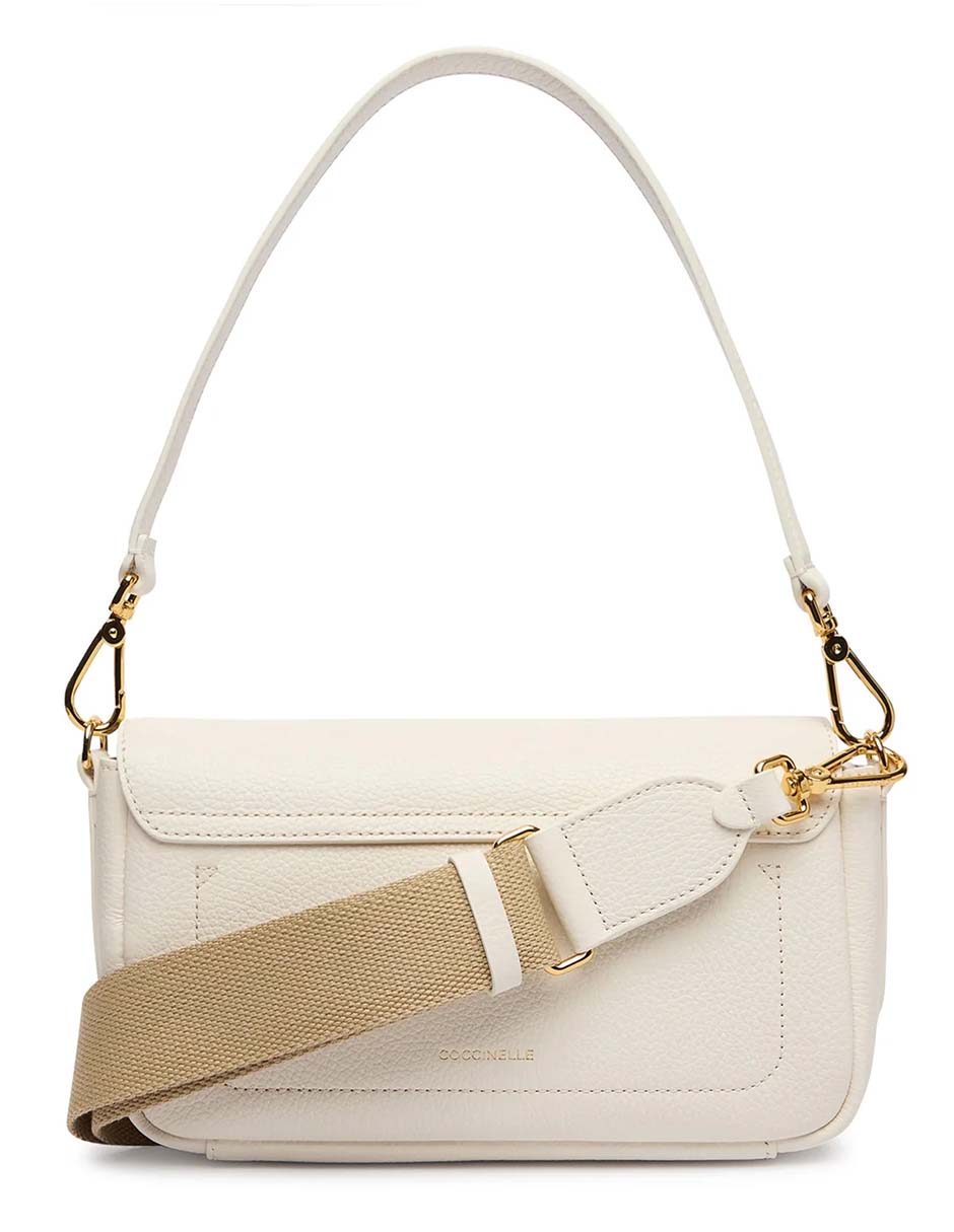 Bolsa crossbody Coccinelle C-Me Lock de piel para mujer 3