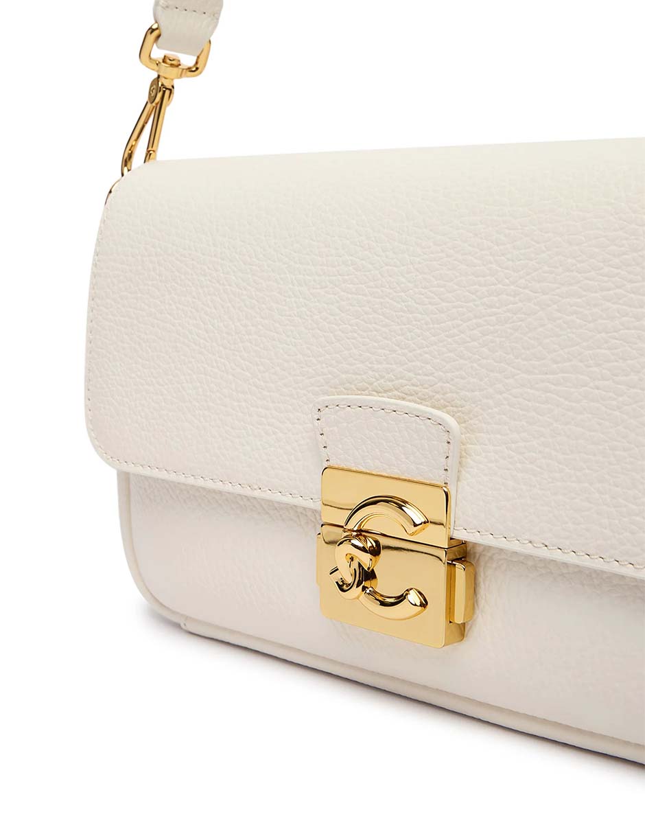 Bolsa crossbody Coccinelle C-Me Lock de piel para mujer 4