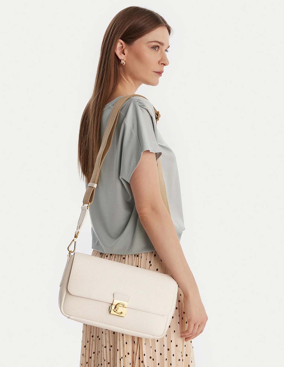 Bolsa shoulder de piel para mujer 6