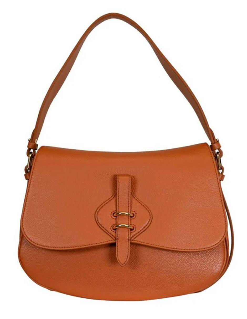 Bolsa crossbody de piel para mujer