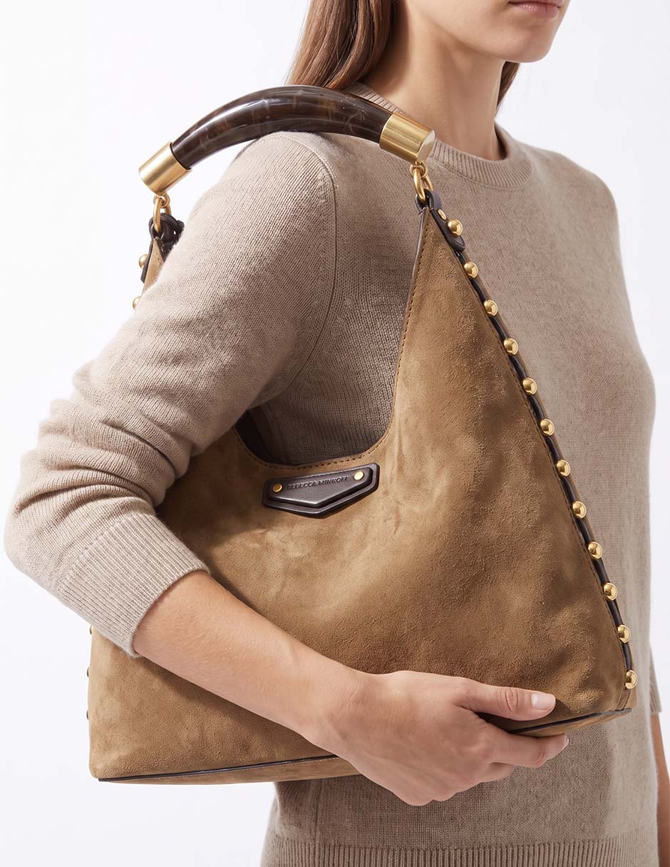 Bolsa hobo de piel para mujer 5