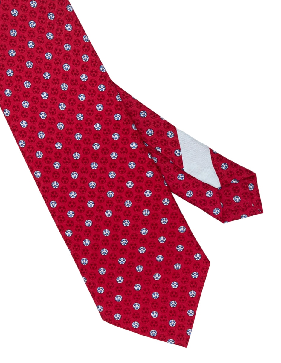 Corbata regular de seda estampado gráfico para hombre Corbata regular de seda estampado gráfico para hombre