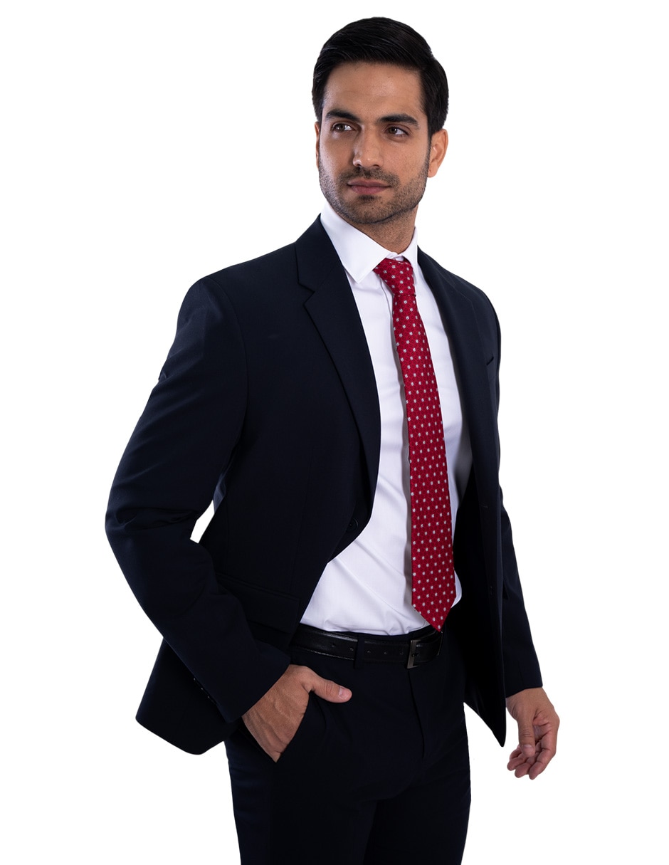 Corbata regular de seda estampado gráfico para hombre