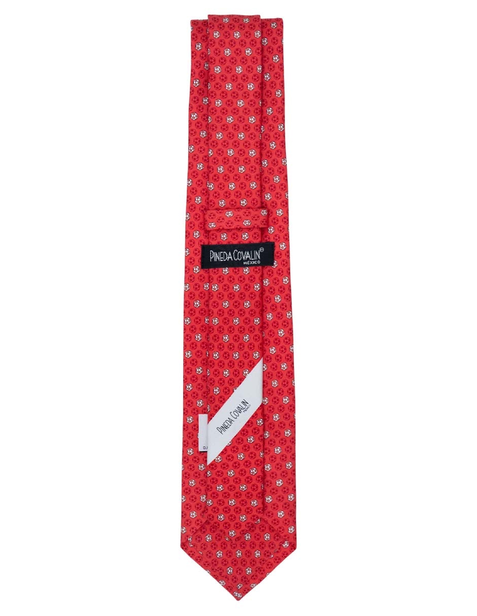 Corbata regular de seda estampada para hombre 4